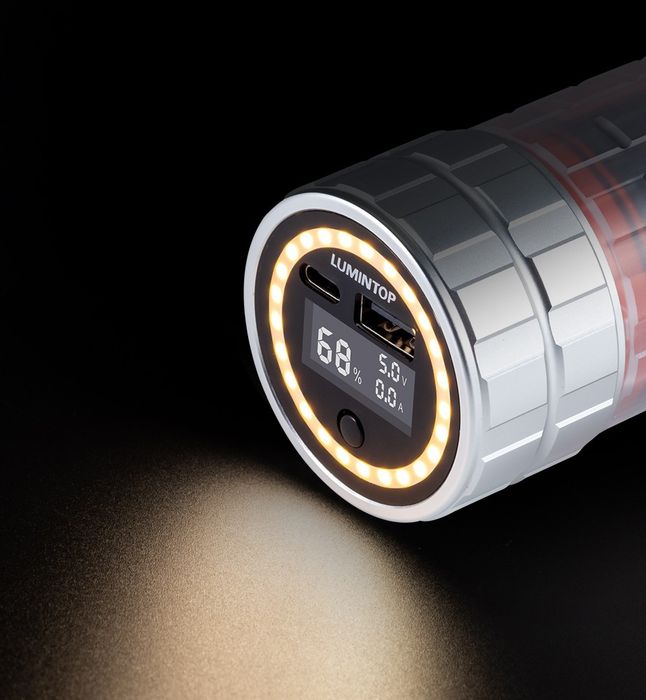 Продавам Lumintop Aurora фенерче и външна батерия 32000mAh