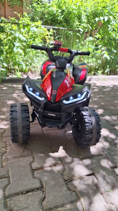 ATV pentru copii, Homcom, 2 Viteze, 3-5 ani, 83x53x55.5 cm, Rosu/Negru
699,99 Lei
1 buc