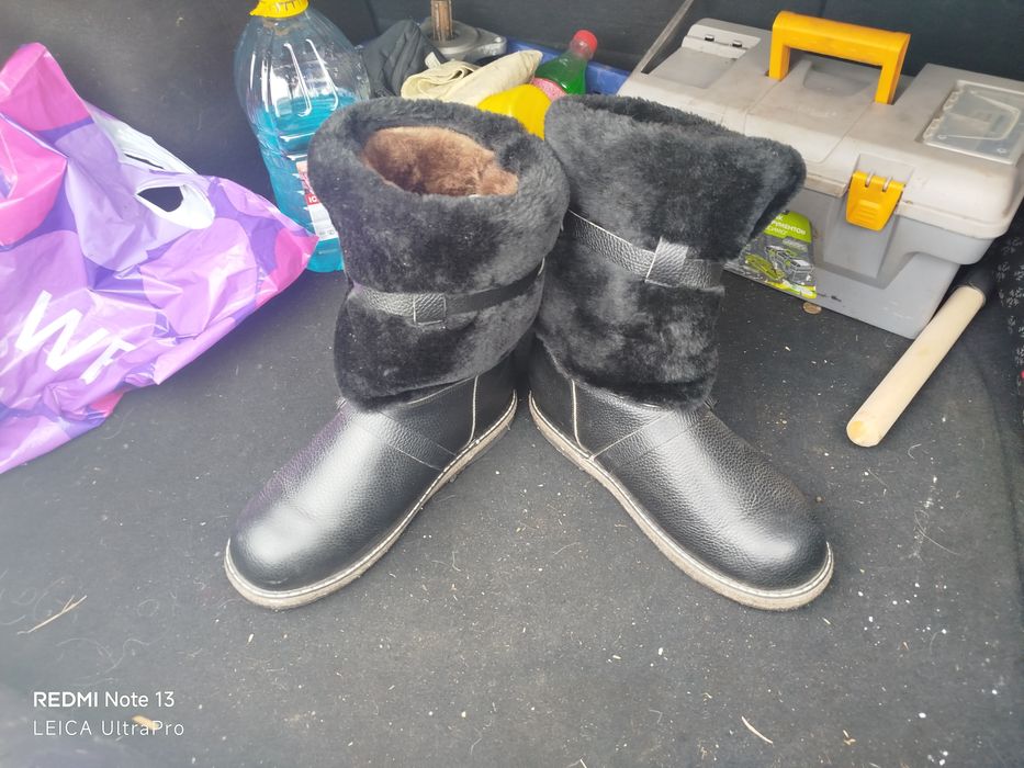 Унты новые чистая кожа