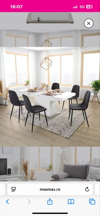 Masa extensibila de cafea 2IN1 II