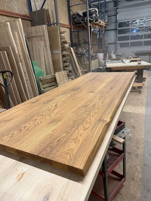 Blat lemn masiv (stejar, fag, living, bucătărie, lavoar, bar, grătar)