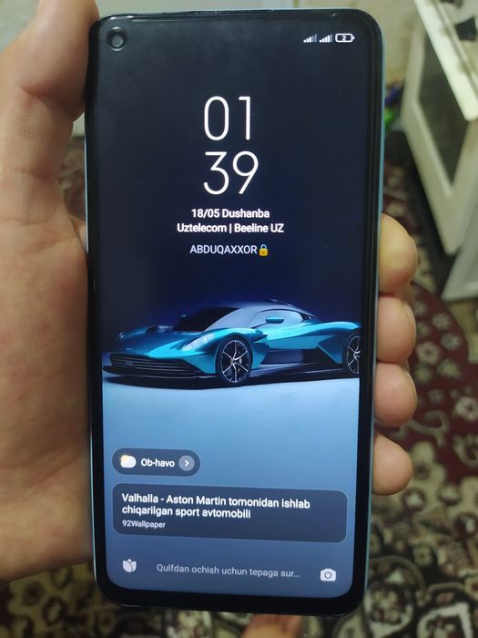 Redmi not 9 hamma joyi radnoy