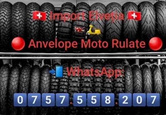 Anvelope moto rulate diverse marimi si modele Livrare curier