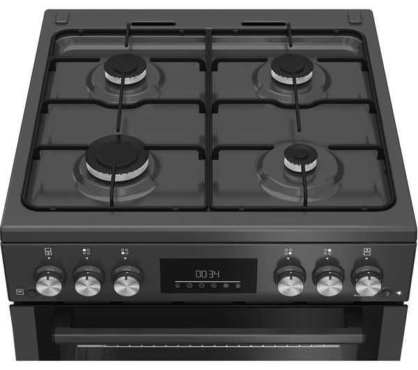 Готварска печка BEKO на газ и ток с две фурни - 60 см