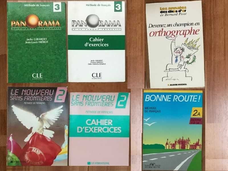 Учебници Френски Bonne route начинаещи напреднали Френски книги Pivot