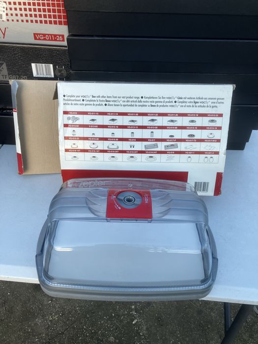 Vas de sticla pentru sistemul VacSy Zepter