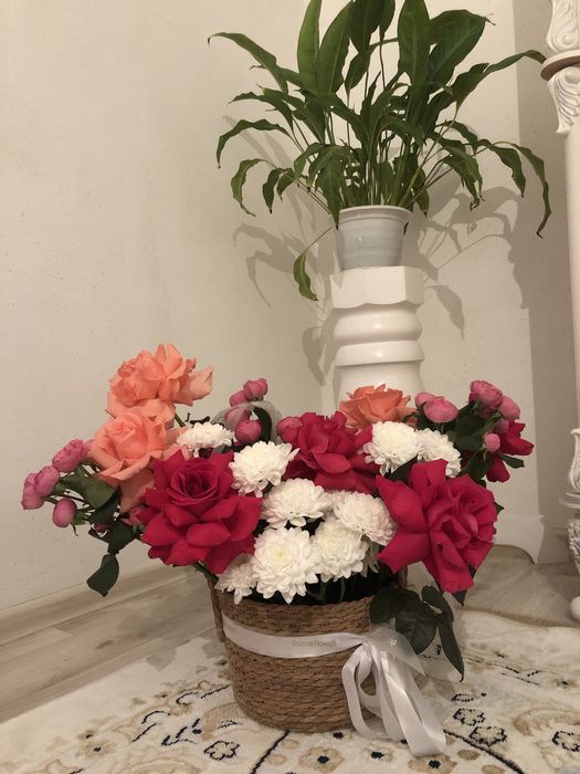 Цветы свежие большие