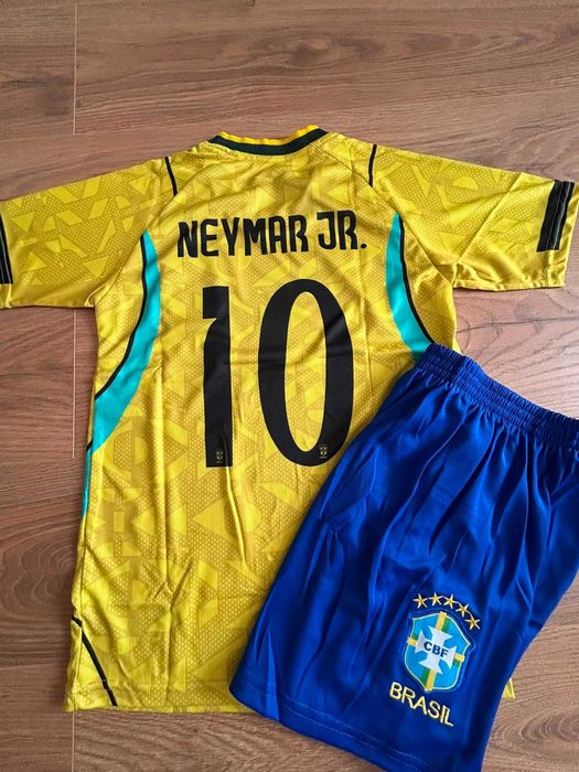 PROMOTIE Tricouri Echipament fotbal copii - Brazilia - Neymar jr