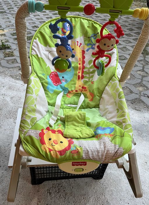 FISHER PRICE Бебешки шезлонг/столче Тропическа гора