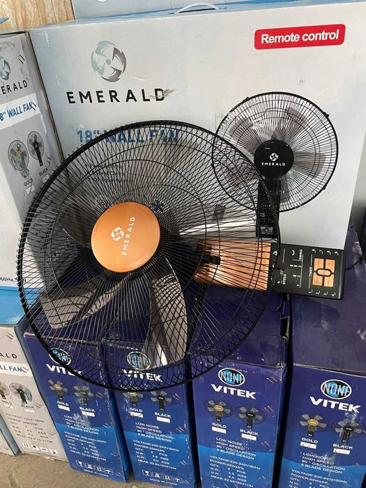 Вентилятор настенный бытовой с пультом