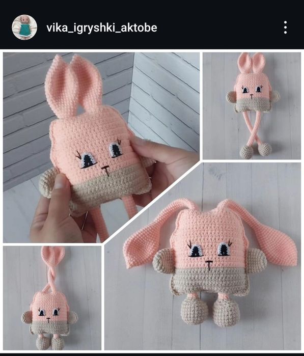 Вязаные игрушки, ручная работа