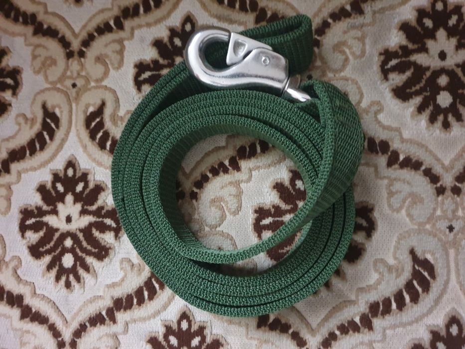 Поводки брезентовые и миска