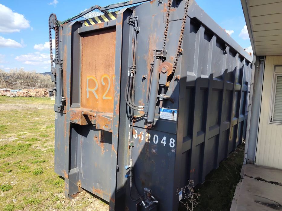 Container abrollkipper 38m3