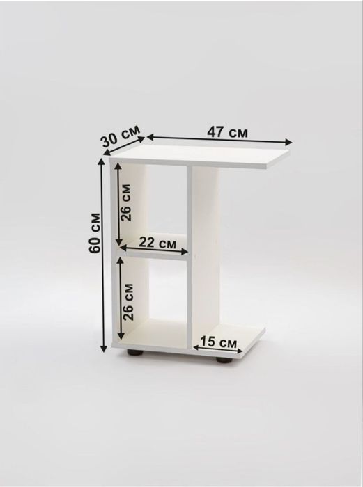 Журнальный столик прикроватный для ноутбука кофейный