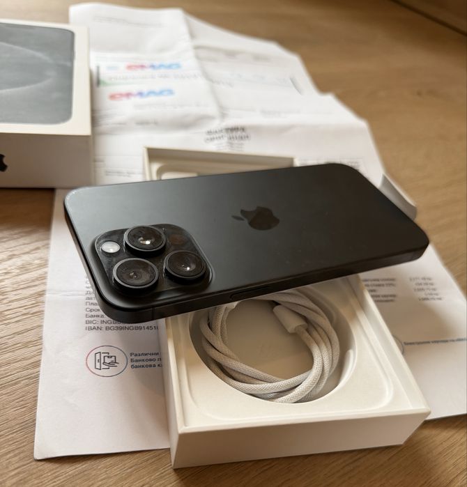 Iphone 15 Pro Max 256GB Black 5G 24м. ЕМАГ