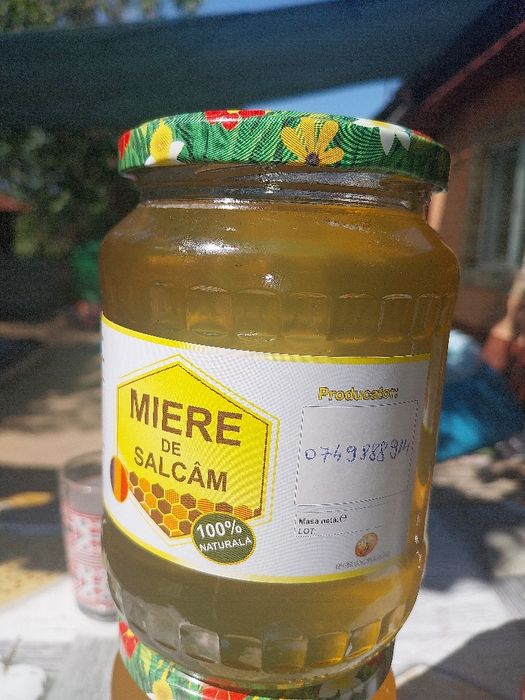 Miere 100% bio neprocesata stupina proprie