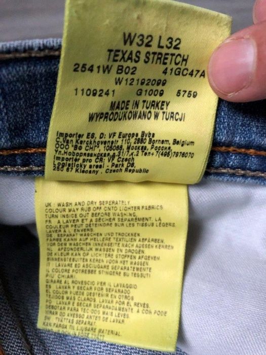 Blugi WRANGLER Texas Stretch Jeans | Marime 32 x 32 (Talie 86 cm)