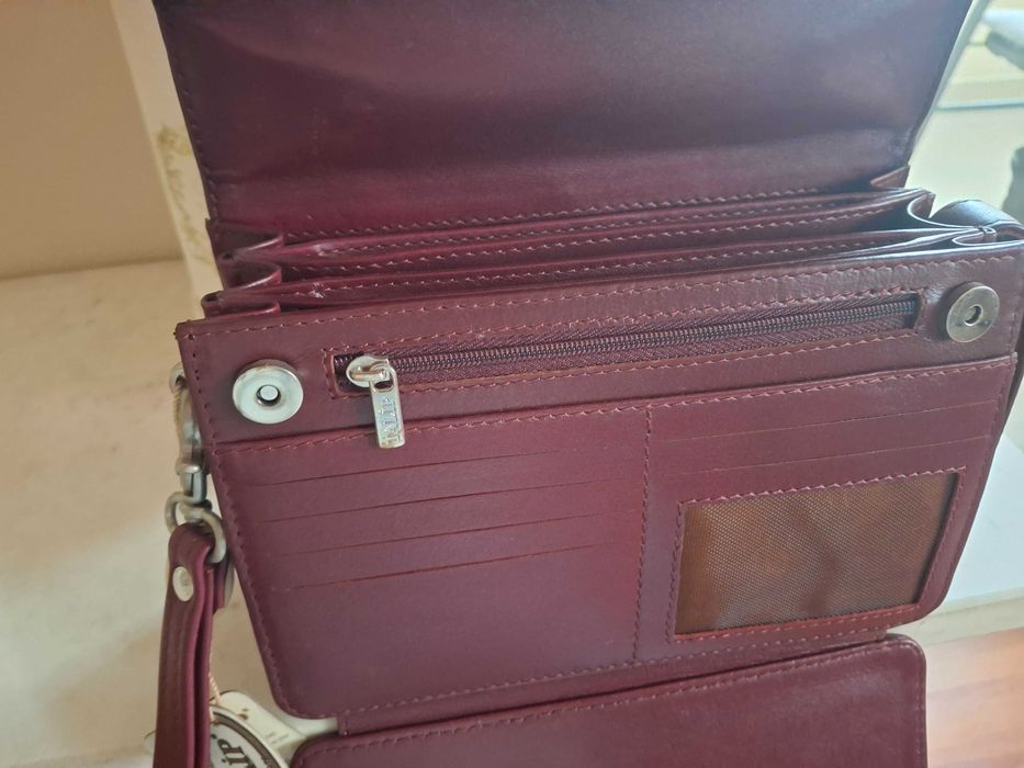 Мъжка чанта кожена нова