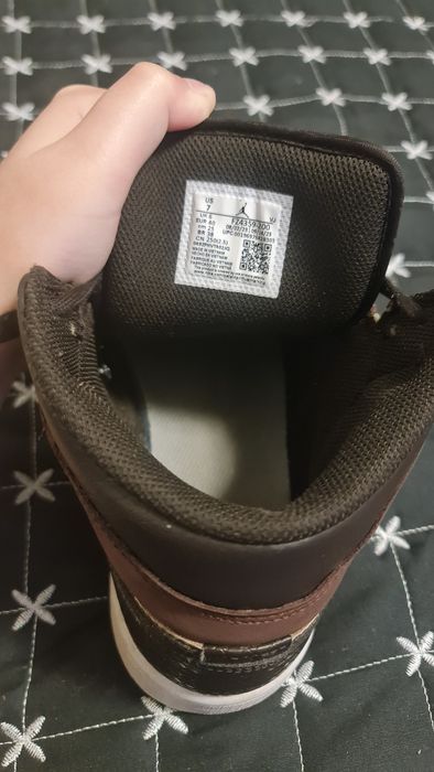 Nike jordans 1 mid SE velvet brown, marime 40