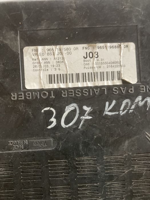 BSI модул Пежо Рено и други