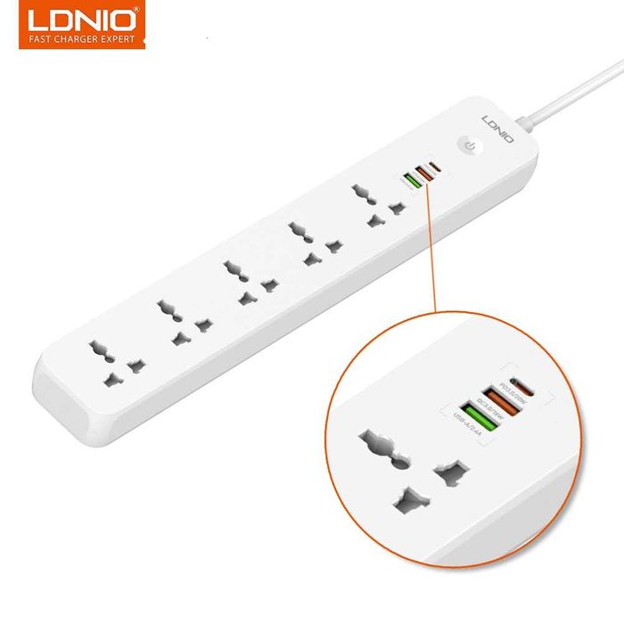 мощный сетевой фильтр-удлинитель LDNIO SC5319