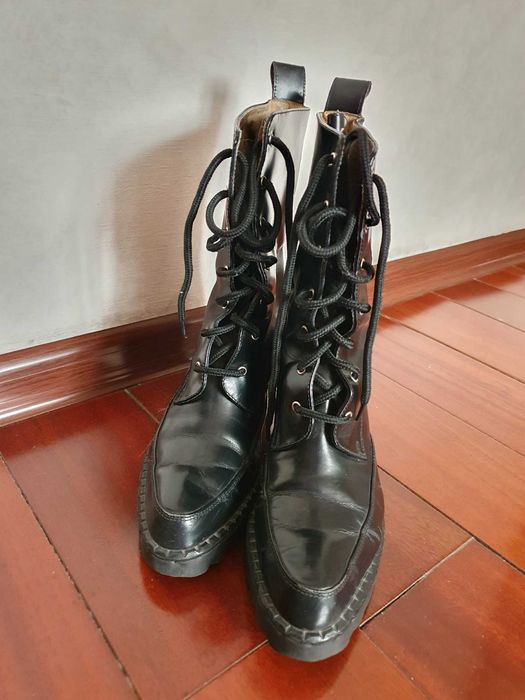 Весенние ботинки из натуральной кожи-брендовые