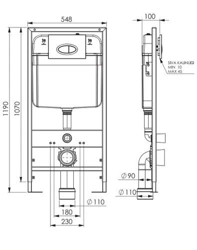 Инсталляция из ТУРЦИИ! Качество +Гарантия
