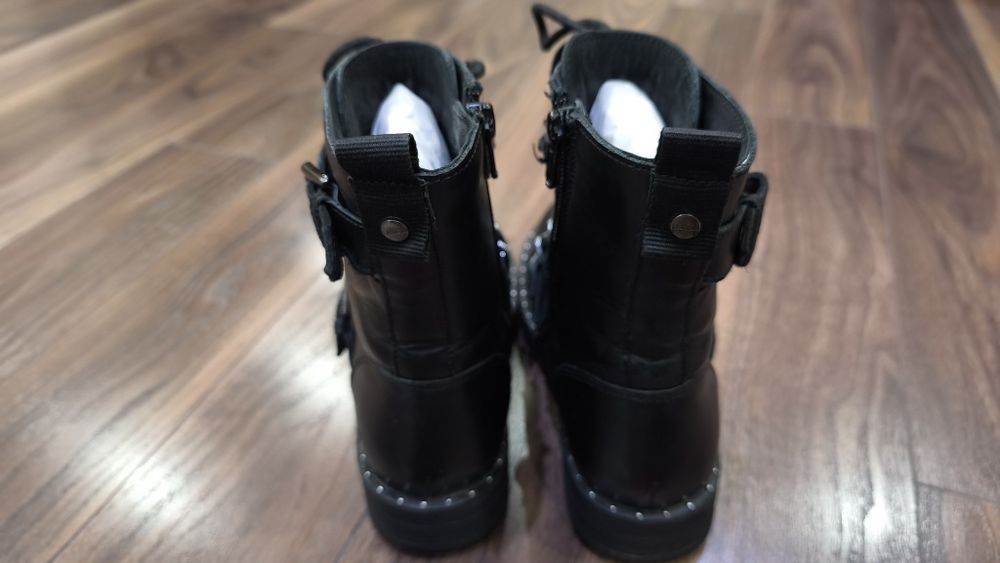 Детски кожени кубинки