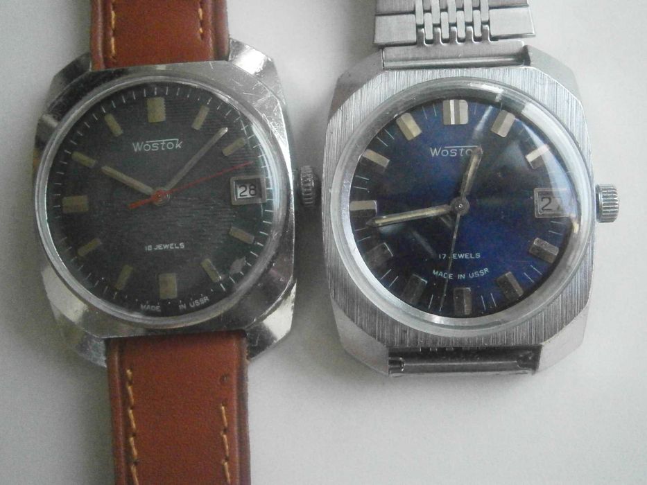 ЛОТ WOSTOK 2414 и 2214 /с дата/; made in USSR; ТОП!