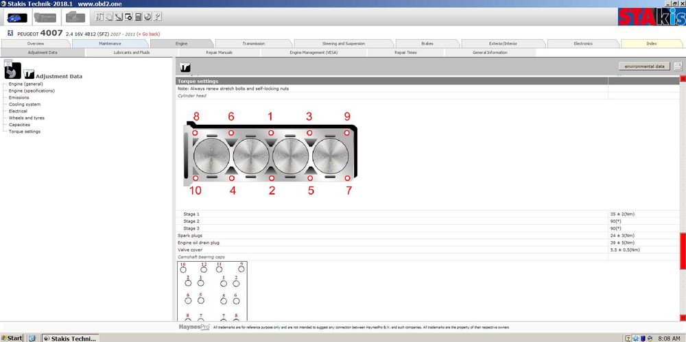 Ръководство за ремонт на автомобили Atris Stakis Technik 2019
