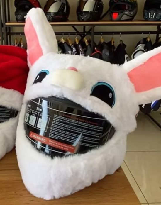 нашлемник кролик, quyon shlem uchun