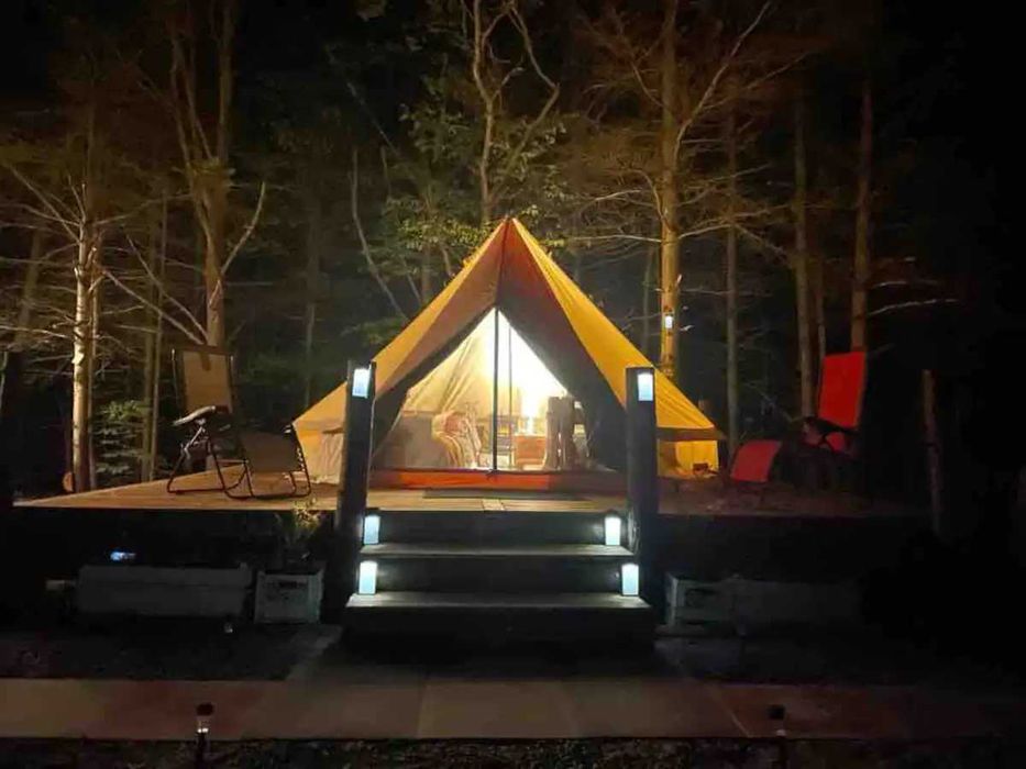 Cort bell Oxford 12 mp,glamping 4m diametru, stoc-PROMOTIE!