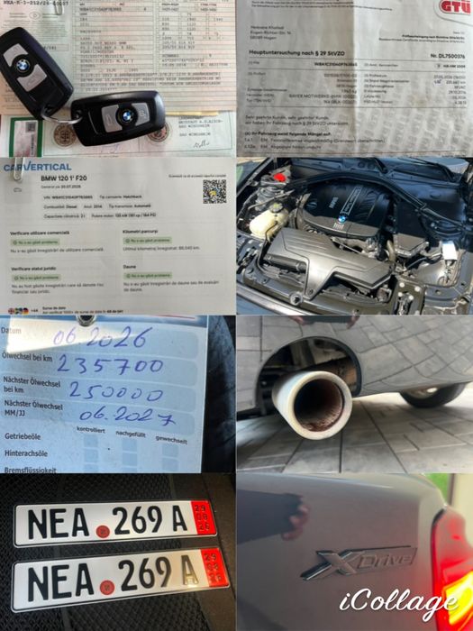 BMW Seria 1 120D*184 CP*2.0 TDI Automat*Xenon*Clima*Top tehnic*Moduri condus