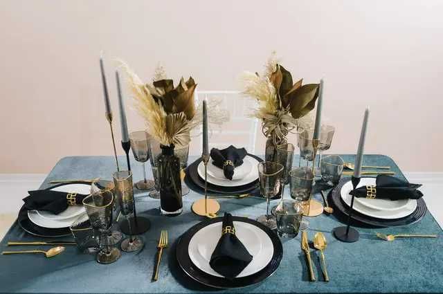 Элитная посуда подтарельники тарелки приборы сервировка Аренда/прокат