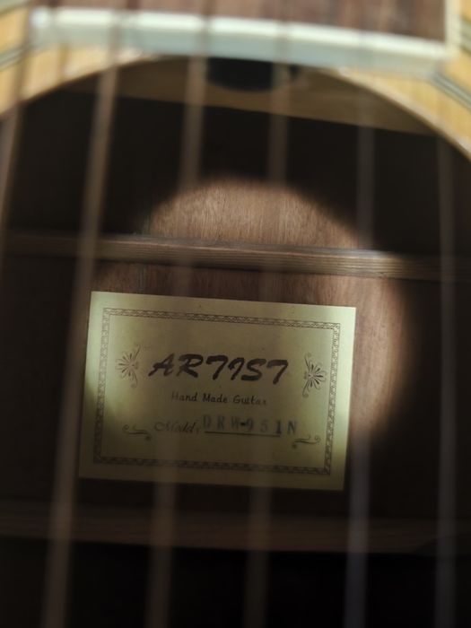 Chitara acustica hand made Artist