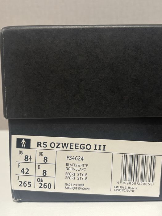 Adidas Raf Simons Black and White