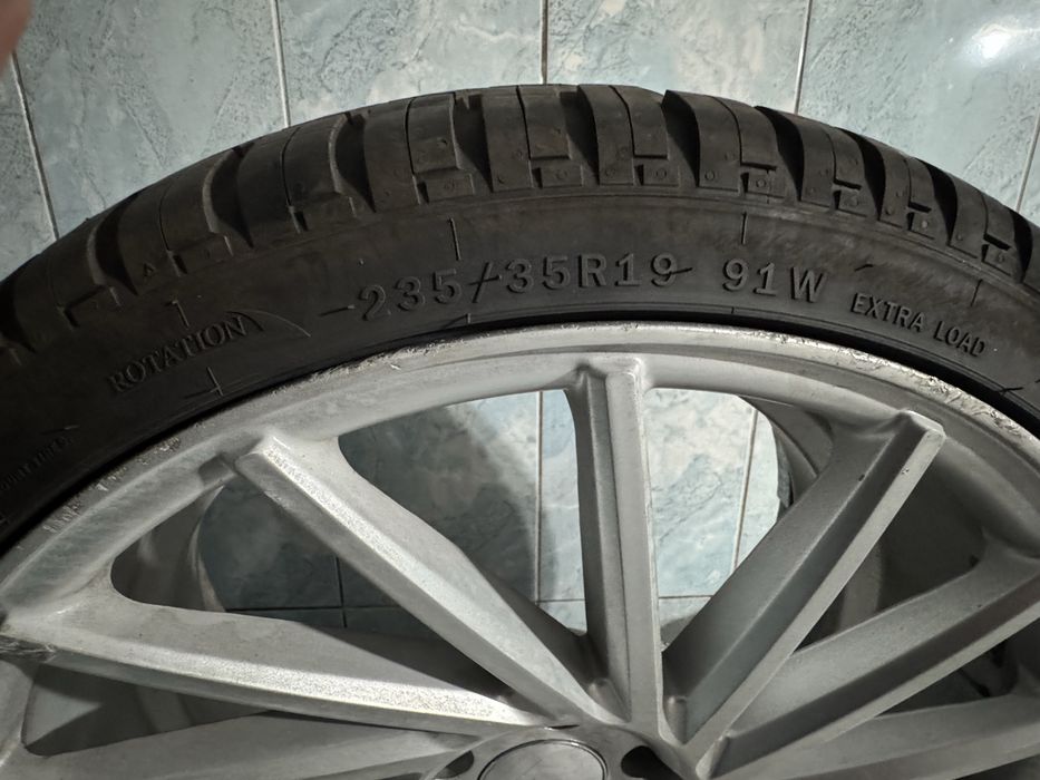 Set de 4 jante+cauciucuri iarna 235/35 R19