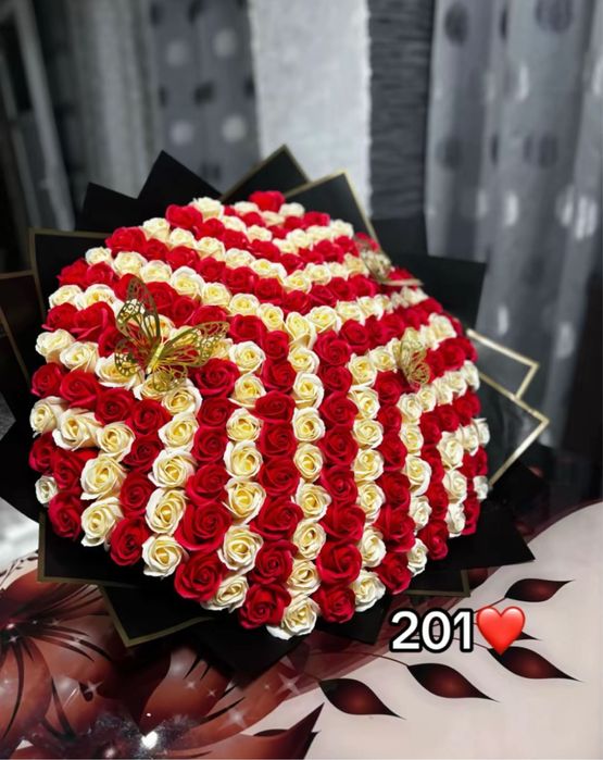 Buchete flori sapun v-day