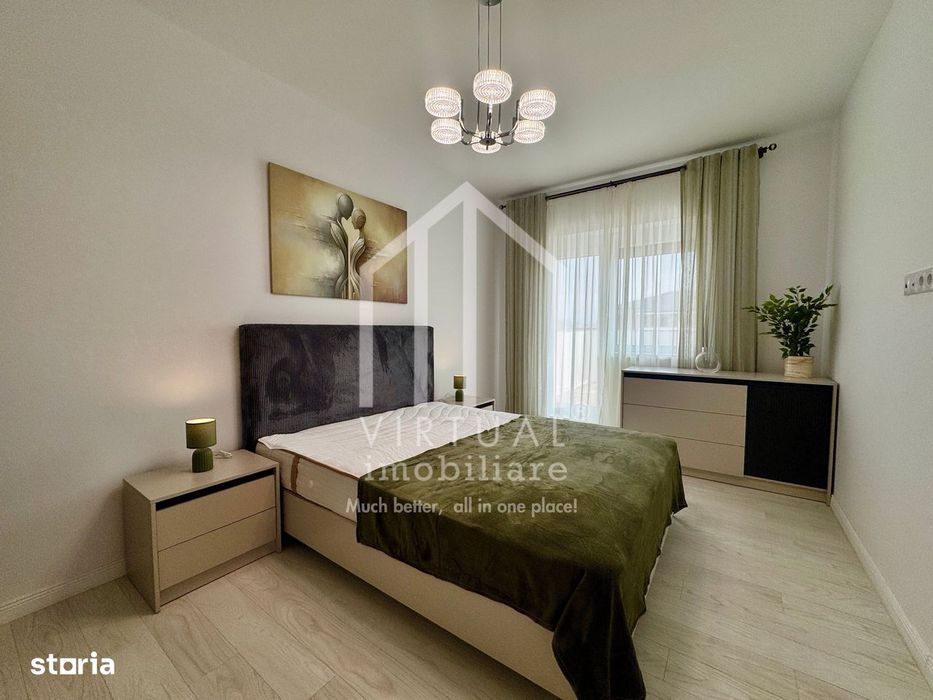 Apartament cu 2 camere, 55mp utili, 2 terase, lift, prima inchiriere