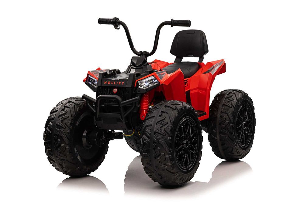 ATV electric Kinderauto SX2129 4x4 24V roti moi, scaun tapitat RED