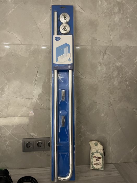 Штанга для душа угловая