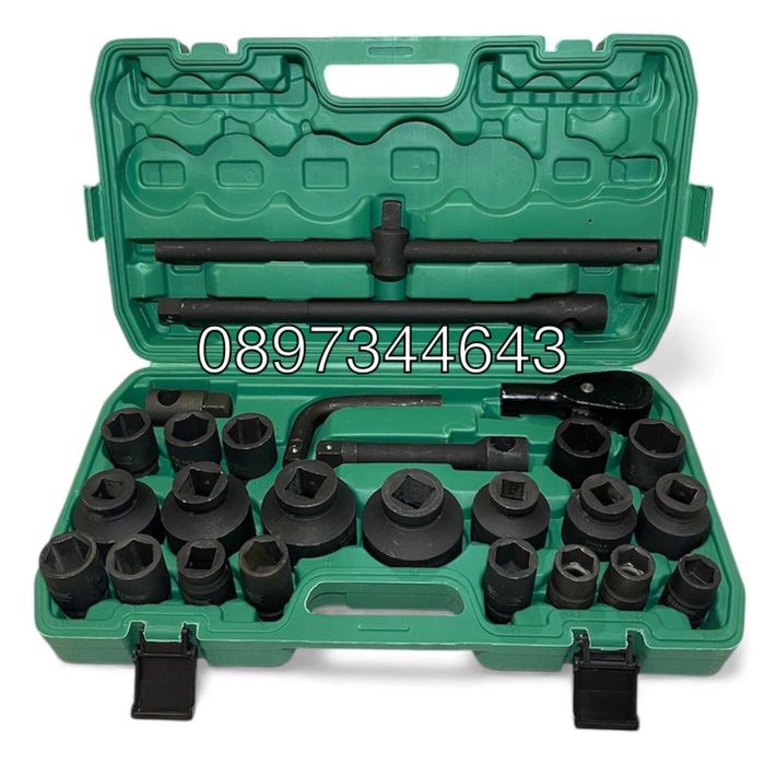 Камионджийско гедоре STAHLMAYER – 26 части, 3/4" & 1", 21–65 мм