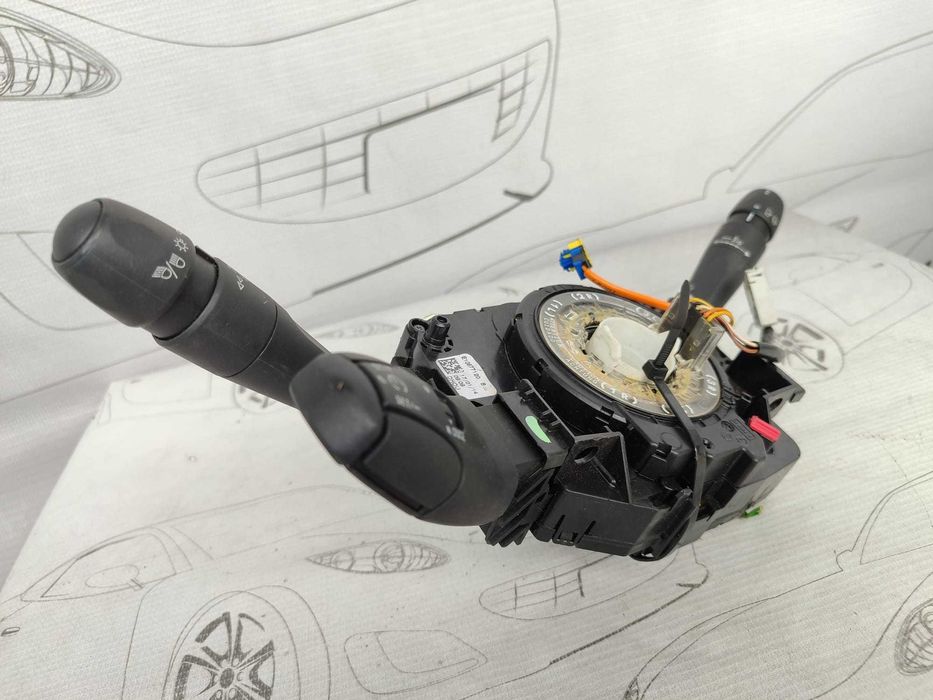 Ansamblu manete comenzi volan + spiră Peugeot 208 I 98081767ZD 2015 / [2012-2019] / (5B3)