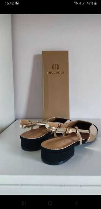 Sandalle Belucci,noi,absolut superbe 38