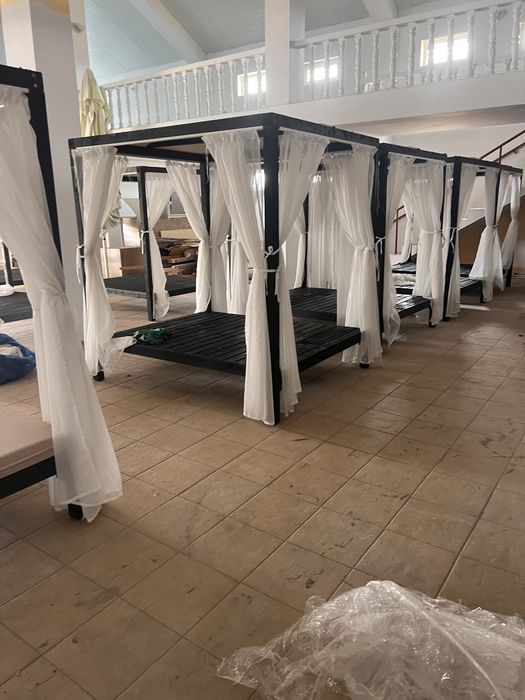 Baldachin lemn plaja