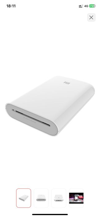 Фотопринтер мини Xiaomi Mi