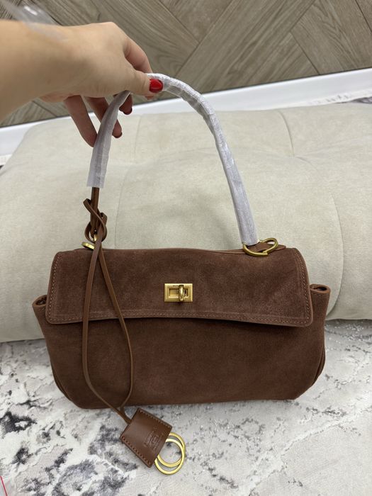 Сумка Balenciaga Rodeo small замша