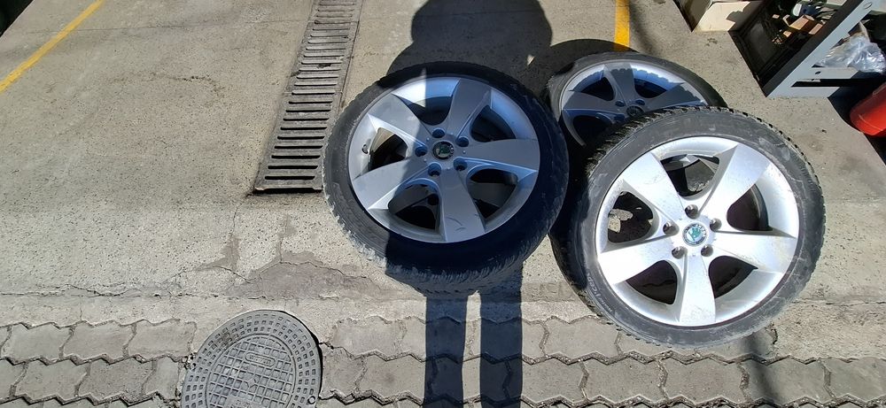 Лети джанти 17 5x112 за Skoda Vw Seat Audi  с зимни Гуми