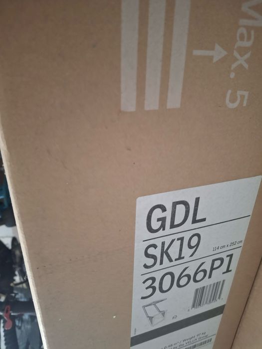 Velux Cabrio Fereastra Mansarda Balcon GDL SK19 114 cm x 252 cm 3066P2