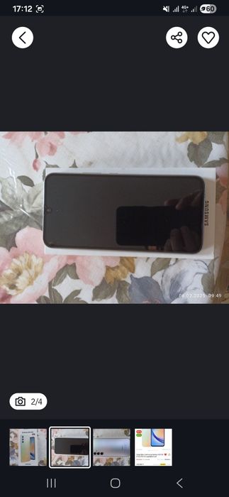 Samsung A34 памит 256г 8 оп